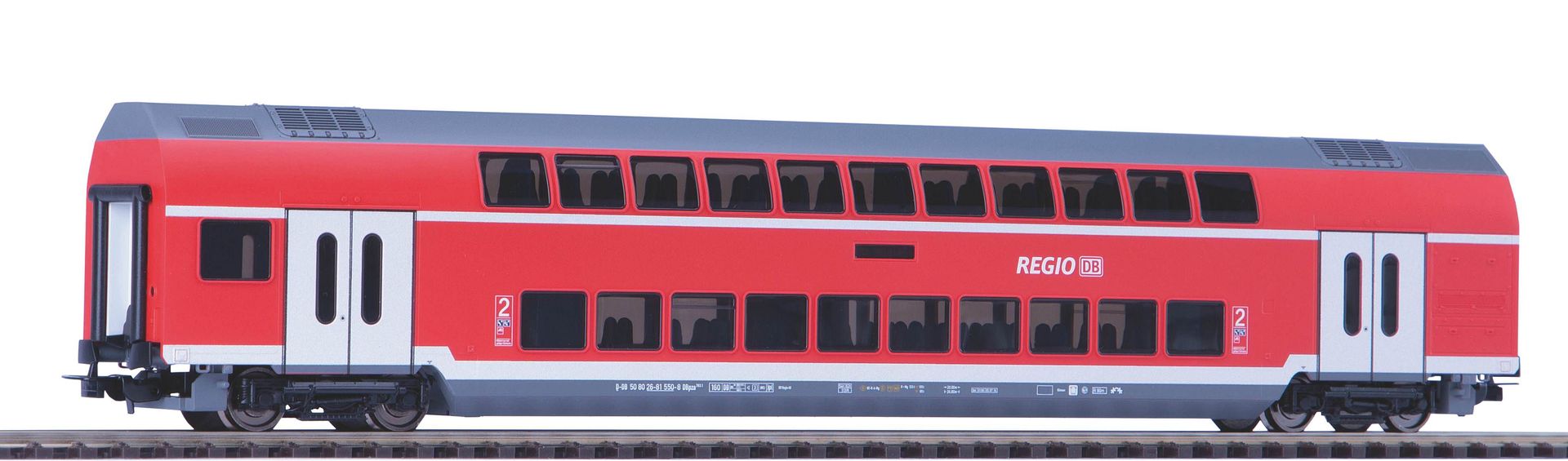 Piko 58803 - Doppelstockwagen DB Regio Ep.VI 2. Kl. H0/GL