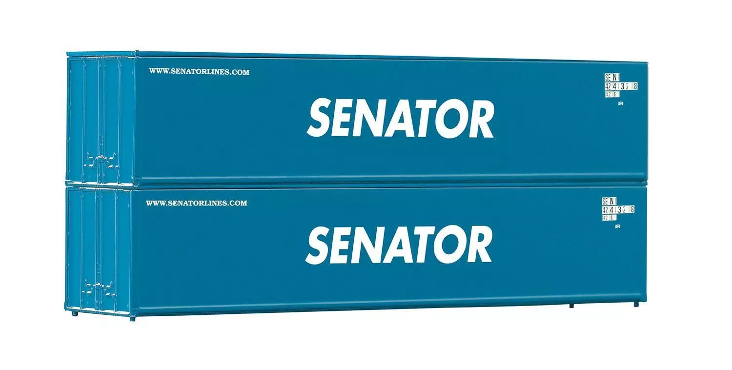 Piko 56240 - Container 2er-Set 40' Senator H0 1:87