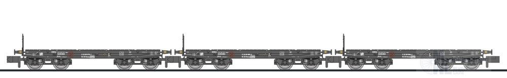 Liliput 260181 - Schwerlastwagen Set DR Ep.IV Rlmmp N 1:160