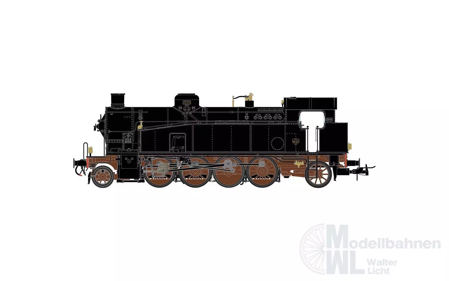 Rivarossi 2957 - Dampflok Gruppe 940 FS Ep.III/IV mit elektrischen Lampen H0/GL