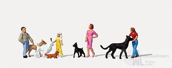 Merten Figuren 212589 - Hundeschule H0 1:87