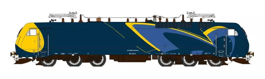 Heljan 10044431 - E-Lok EG 3104 Railion DK Ep.V H0/GL Digital