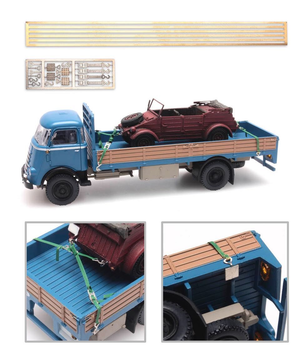 ARTITEC b.v. 387351 - Set: Spanngurtel Hacken Keilen H0 1:87
