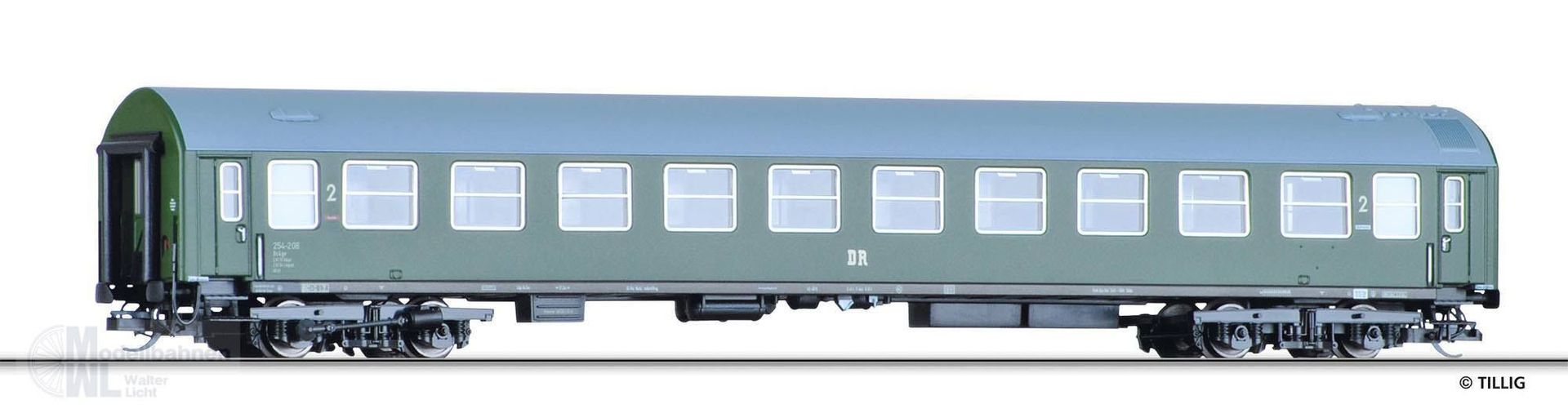Tillig 16342 - Liegewagen DR Ep.III 2.KL. Typ B TT 1:120