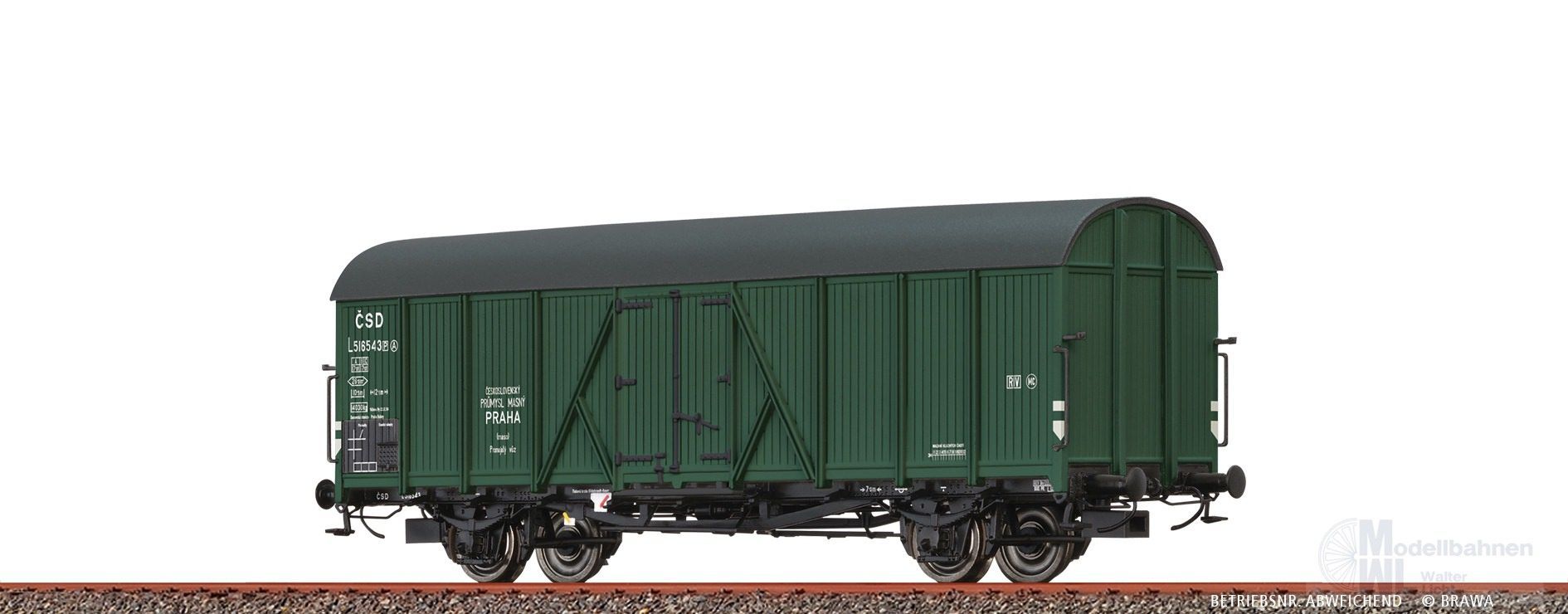 Brawa 47641 - Kühlwagen CSD Ep.III Typ L H0/GL Brawa 47641 - Kühlwagen CSD Ep.III Typ L H0/GL