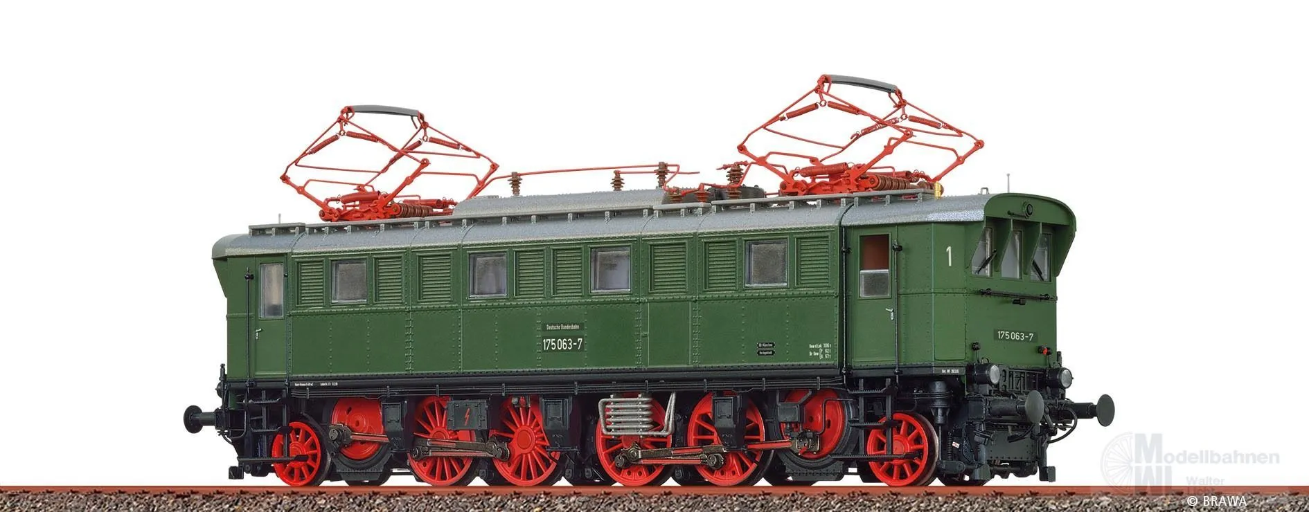 Brawa 43255 - E-Lok BR 175 063-7 DB Ep.IV H0/WS Sound