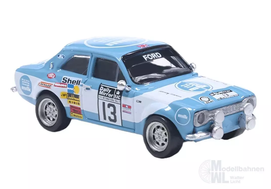 Brekina 19077 - Ford Escort RS 1800Mk1 mit Timo Mäkinen Sieger RAC 1973 H0 1:87