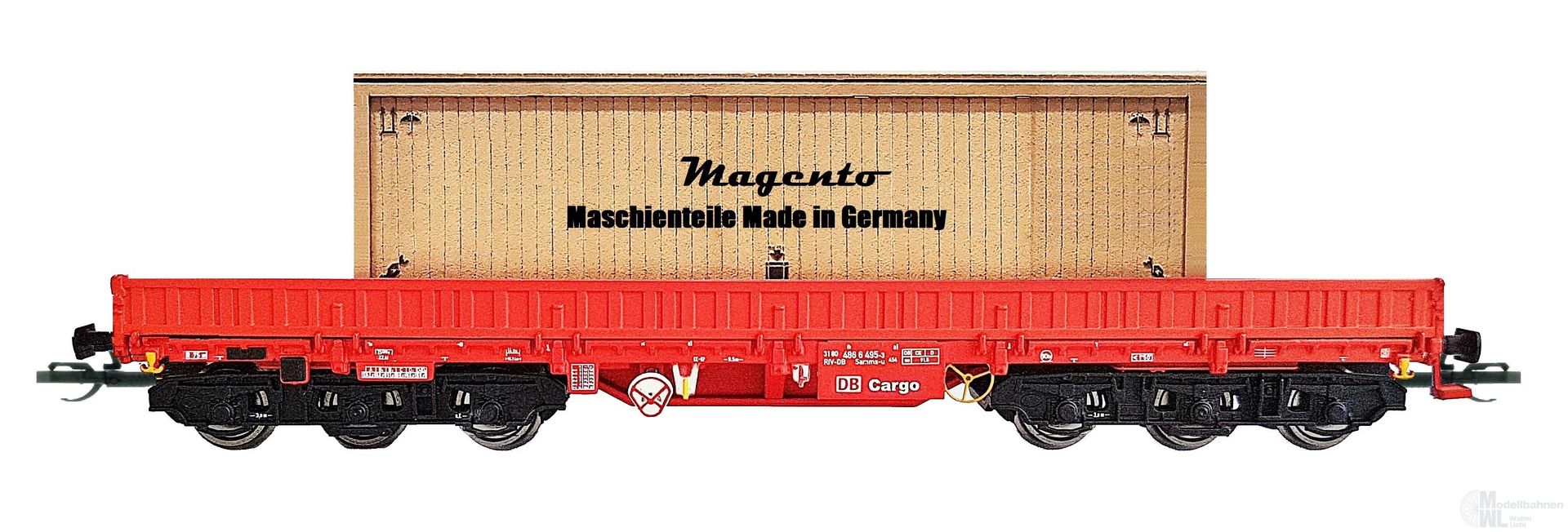 NPE NW52054 - Schwerlastwagen DB Ep.V/VI Samms-u 454 mit Holzkiste TT 1:120 NPE NW52054 - Schwerlastwagen DB Ep.V/VI Samms-u 454 mit Holzkiste TT 1:120