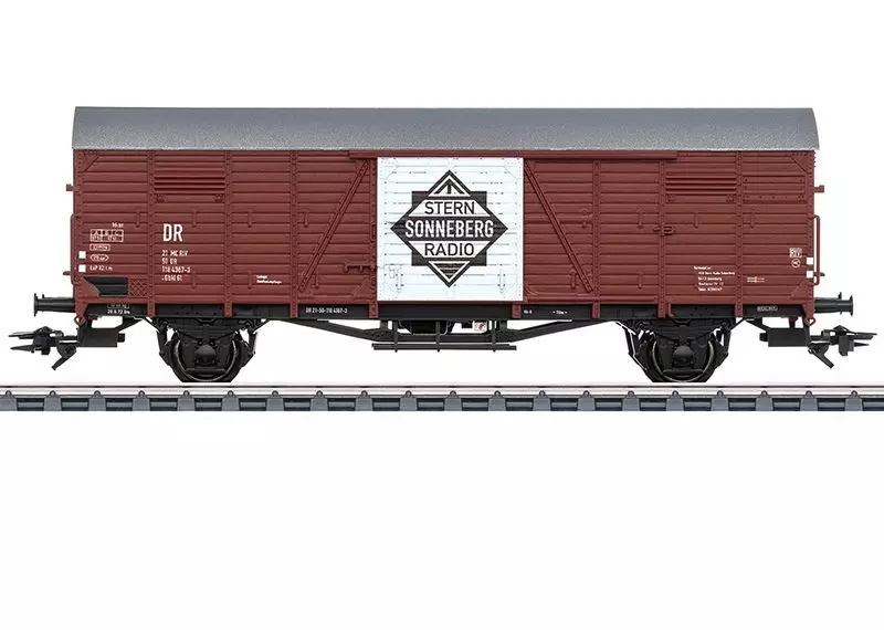 Märklin 46152 - MÄRKLIN - Güterwagen ged. DR Ep.IV Stern Radio Sonneberg H0/WS