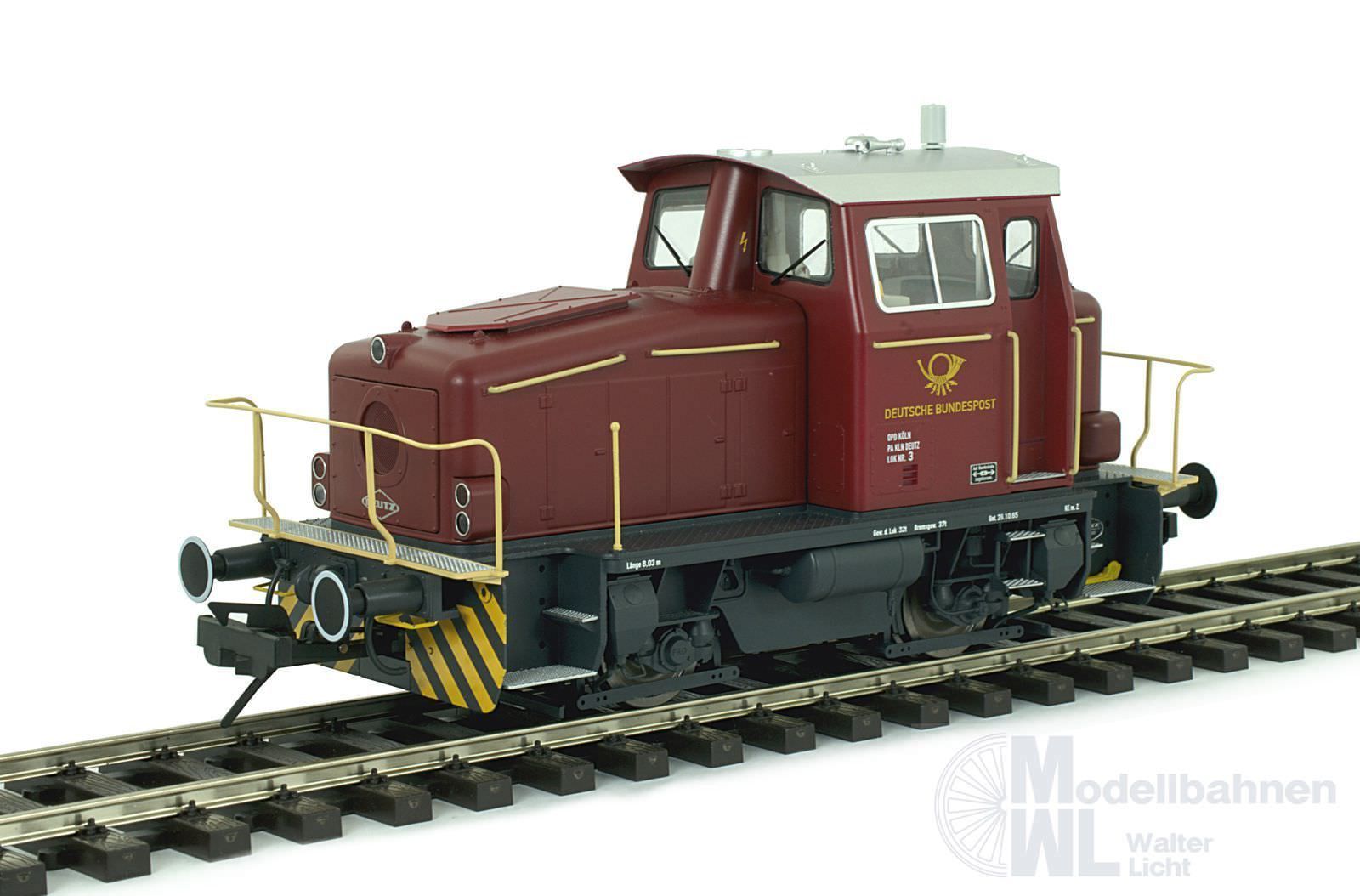 Lenz 40170-04 - Diesellok Deutz KG 230 B Bundespost Ep.III Spur 0