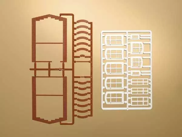 Auhagen 41615 - Fensterbögen und Fenster H0 1:87
