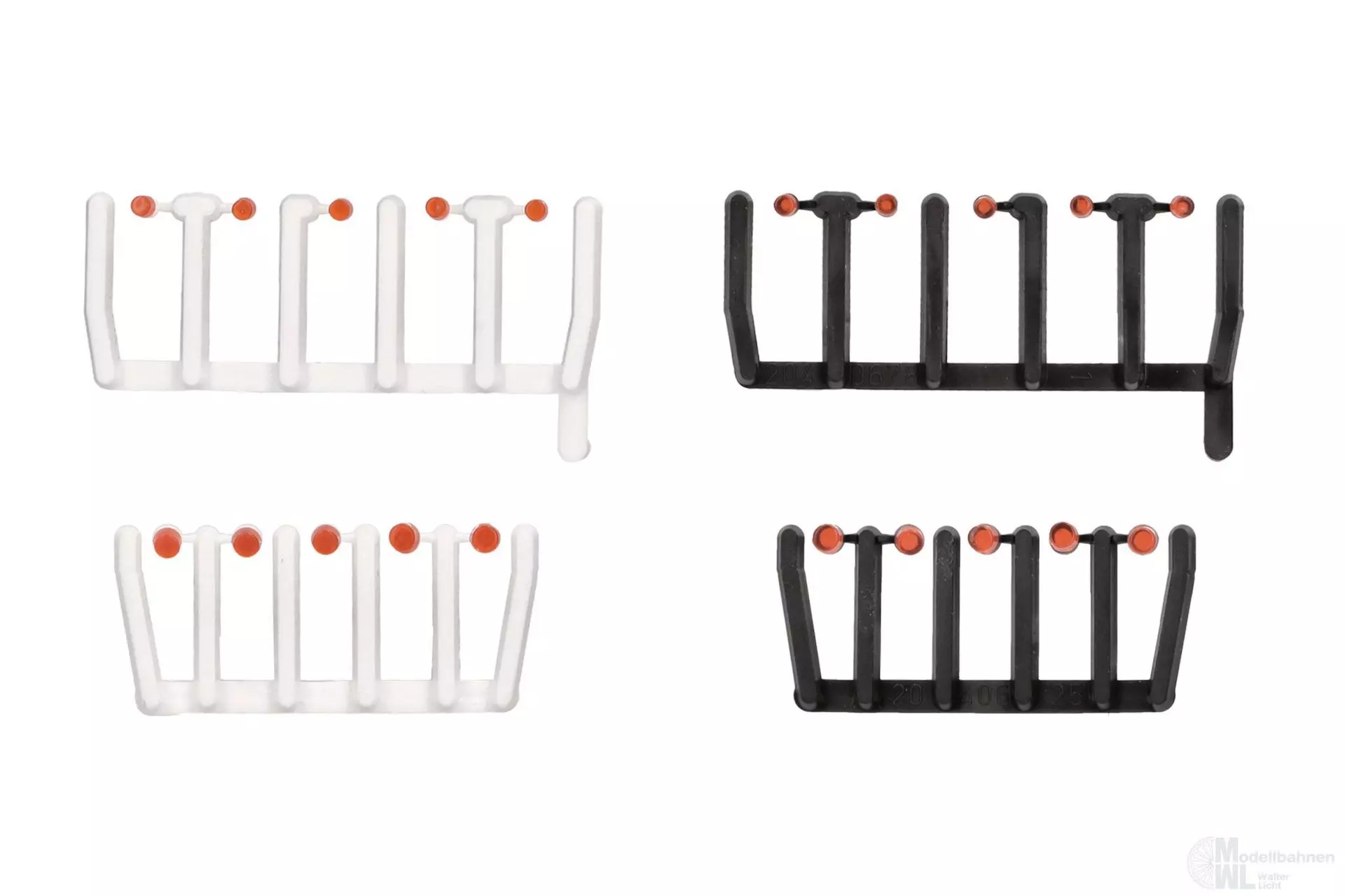 Herpa 054843 - Zub. 80 Signallichter orangetr H0 1:87