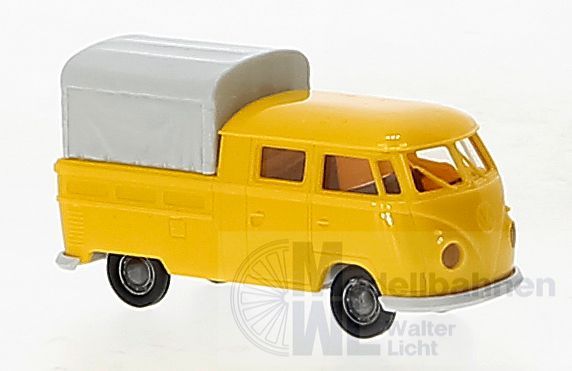 Brekina 32840 - VW T1b Doppelkabine gelb H0 1:87 Brekina 32840 - VW T1b Doppelkabine gelb H0 1:87
