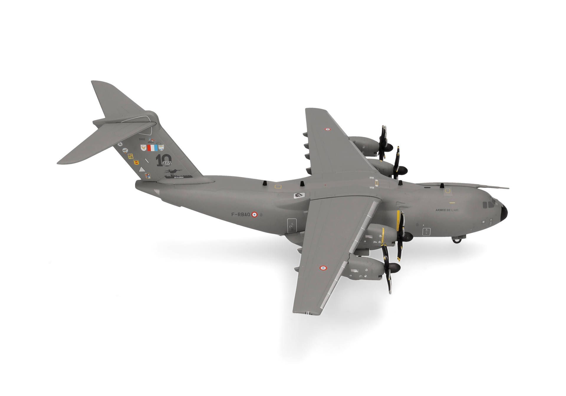 Herpa 573771 - Airbus A400M French AF 1/61 -10 Years 1:200