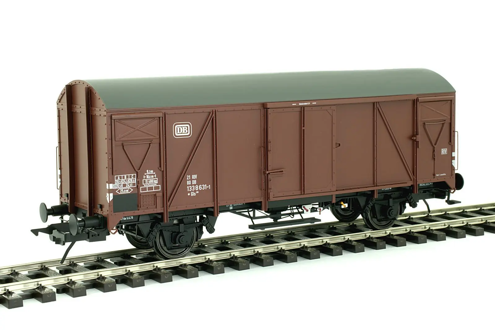 Lenz 42234-06 - Güterwagen gedeckt DB Ep.IV Gls 205 Nr.8 631-1 Spur 0