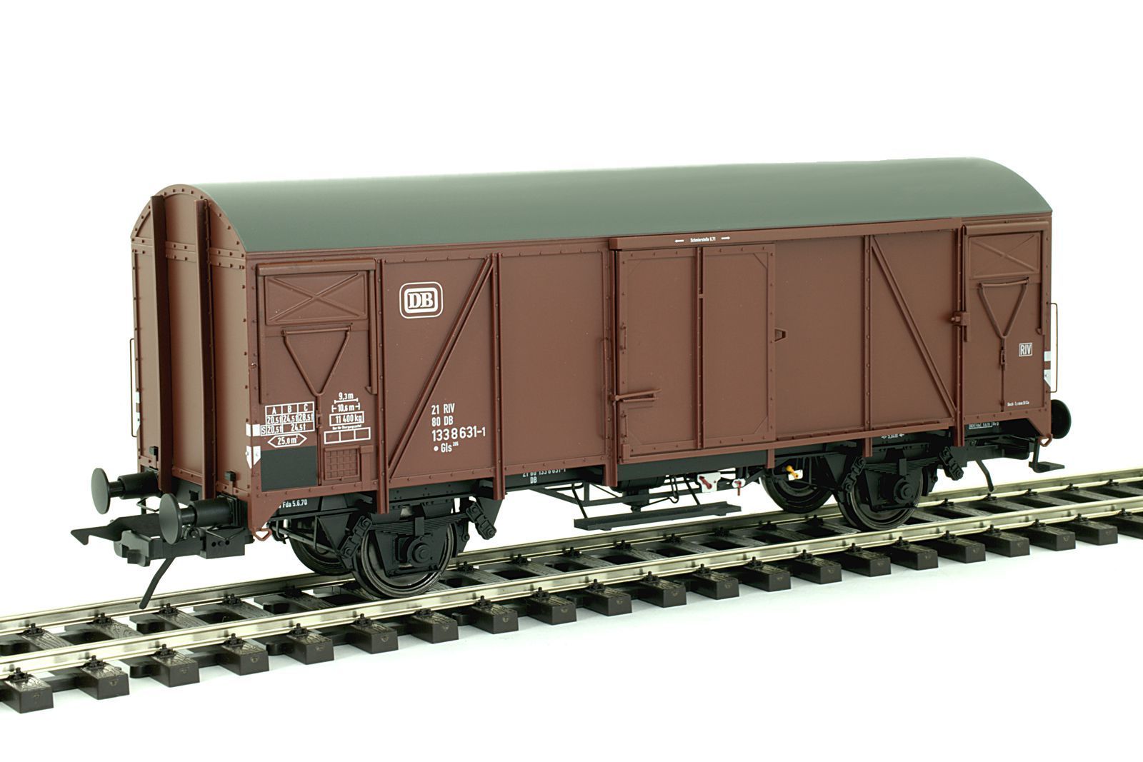 Lenz 42234-06 - Güterwagen gedeckt DB Ep.IV Gls 205 Nr.8 631-1 Spur 0