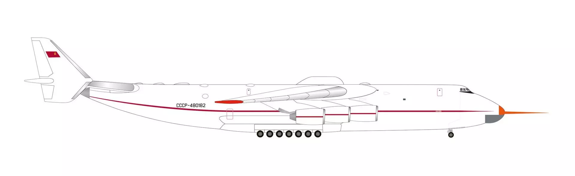 Herpa 539029 - AN-225 Mriya with probe 1:500