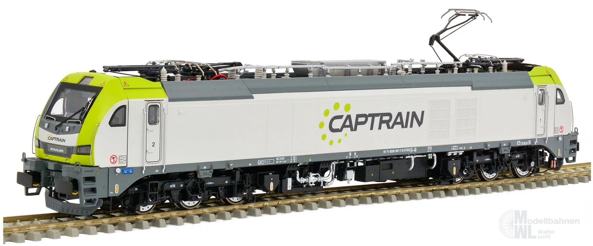 Sudexpress S2560070 - E-Lok BR 256 007-7 Euro 6000 Captrain Espana Ep.VI H0/GL Sound