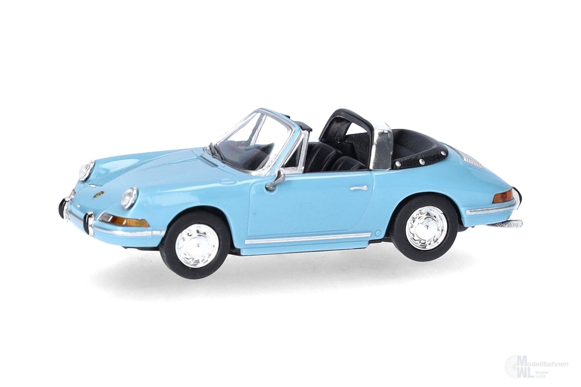 Herpa 023733-004 - Porsche 911 Targa pastellblau H0 1:87