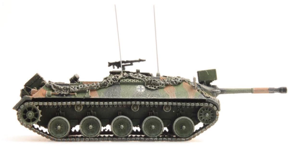 ARTITEC b.v. 6160004 - Panzer KaJaPa 90mm gefechtsklar Flecktarn Lackierung. Bundeswehr N 1:160