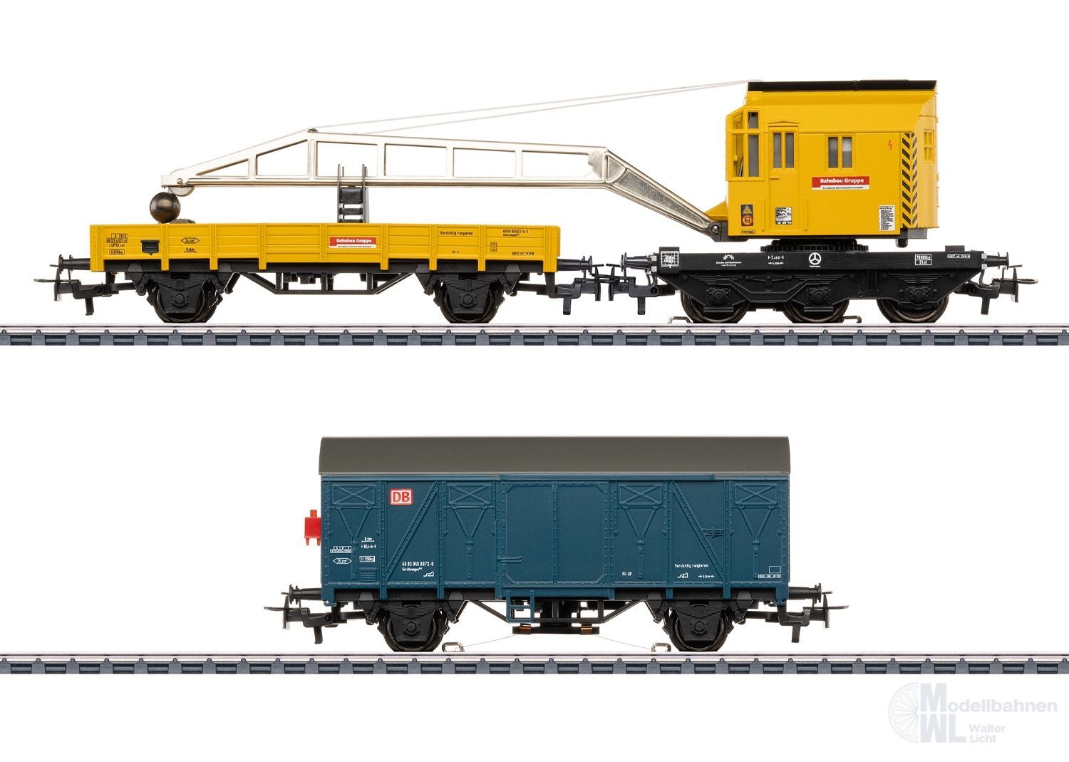 Märklin 46720 - MHI Kranwagen Set DBG Ep.VI 3.tlg. H0/WS Digital