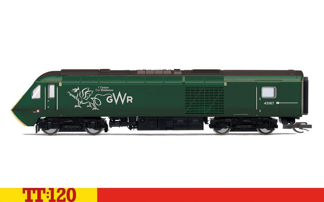 HORNBY TT TT3023TXSM - Diesellok Class 43 GWR HST Train Pack TT 1:120 SOUND