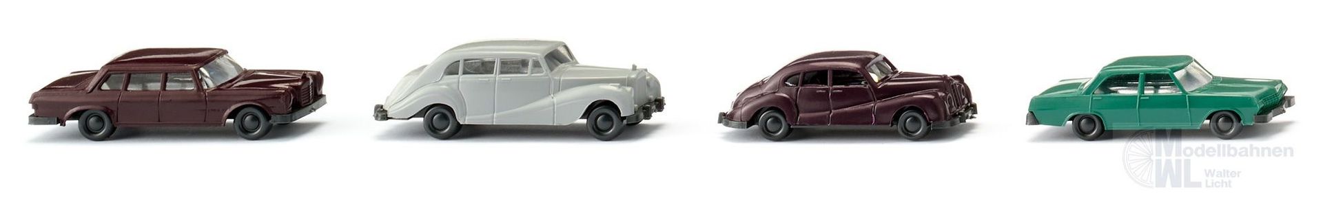 Wiking 091405 - Vier klassische Personenwagen N 1:160