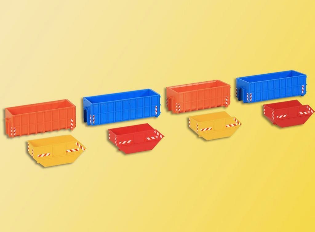Kibri 38648 - Deko-Set Absetzcontainer H0 1:87