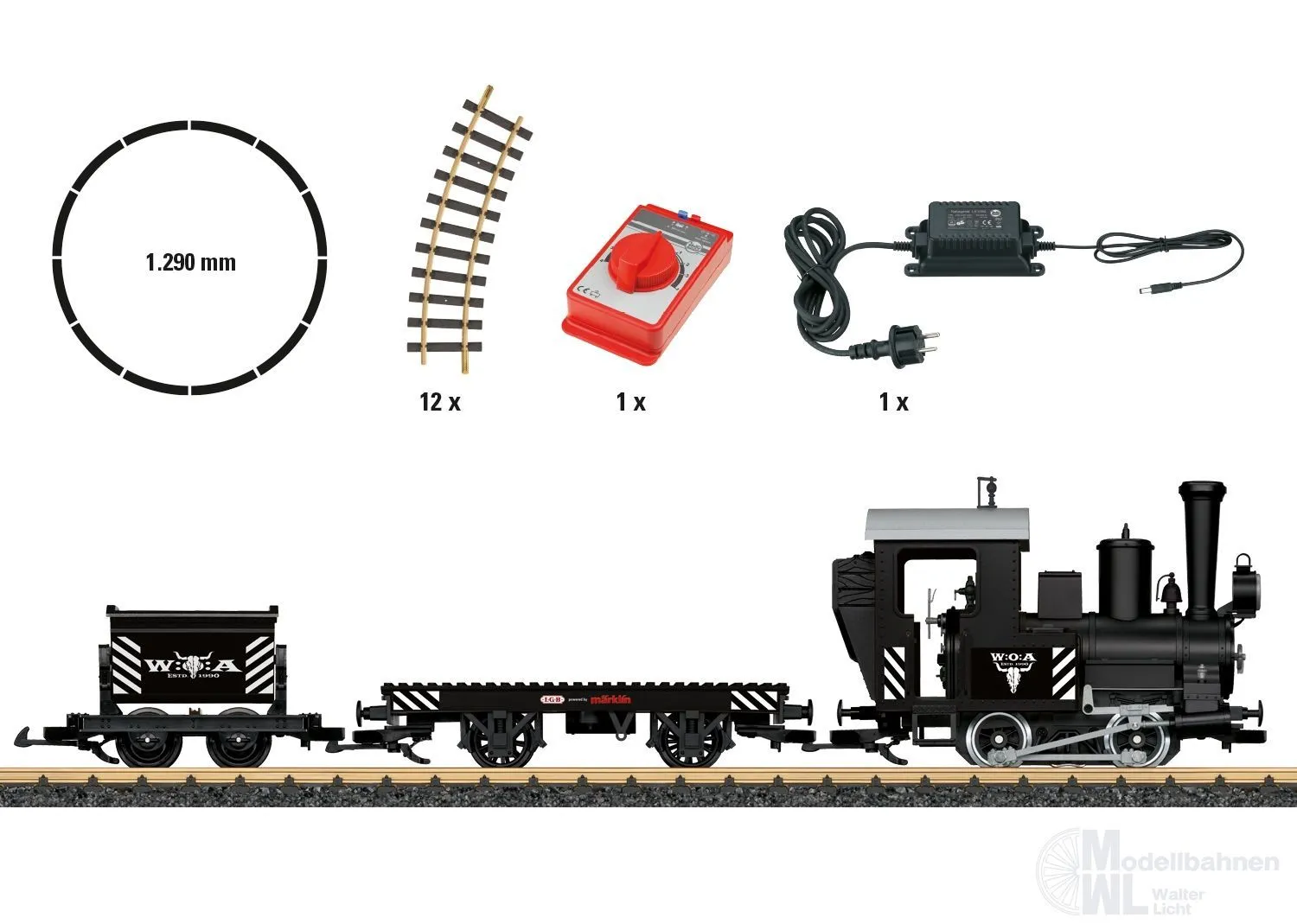 LGB 70505 - Startset W:O:A Spur G 1:22,5