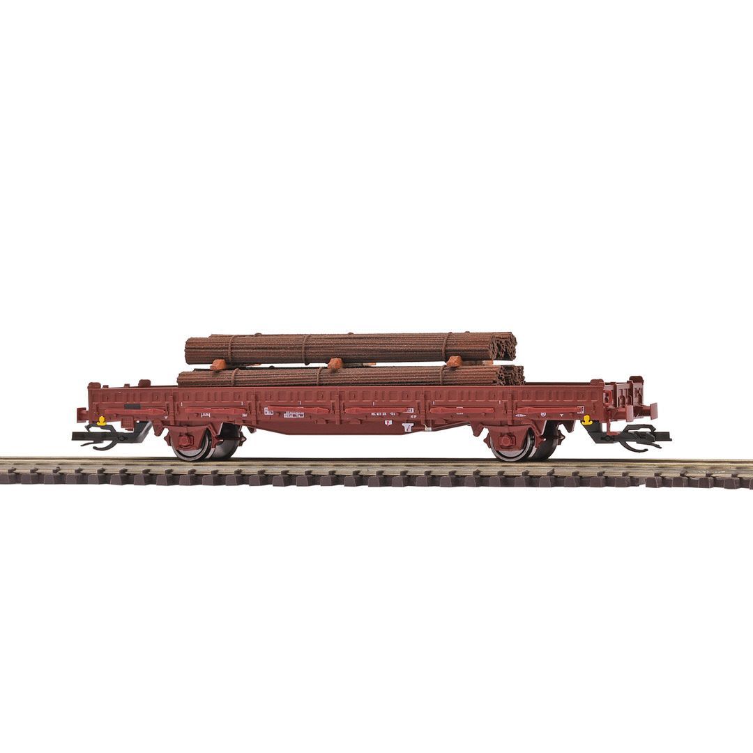 Busch 31517 - Flachwagen Ks m.Stahlbündel TT 1:120