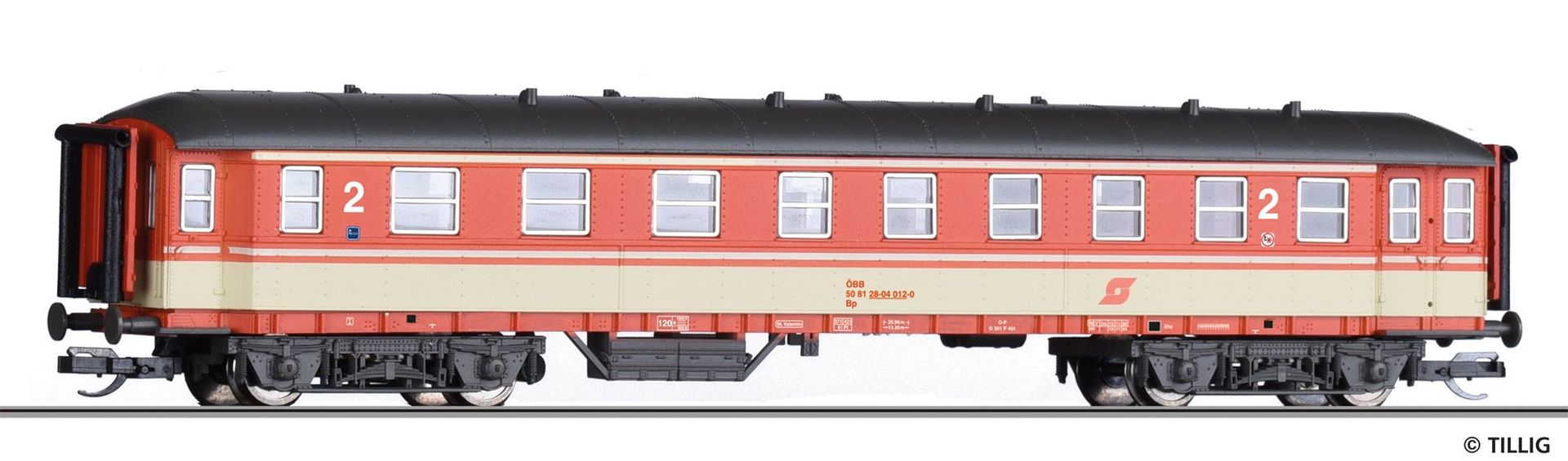 Tillig 13308 - Personenwagen ÖBB Ep.IV 2.Kl. TT 1:120