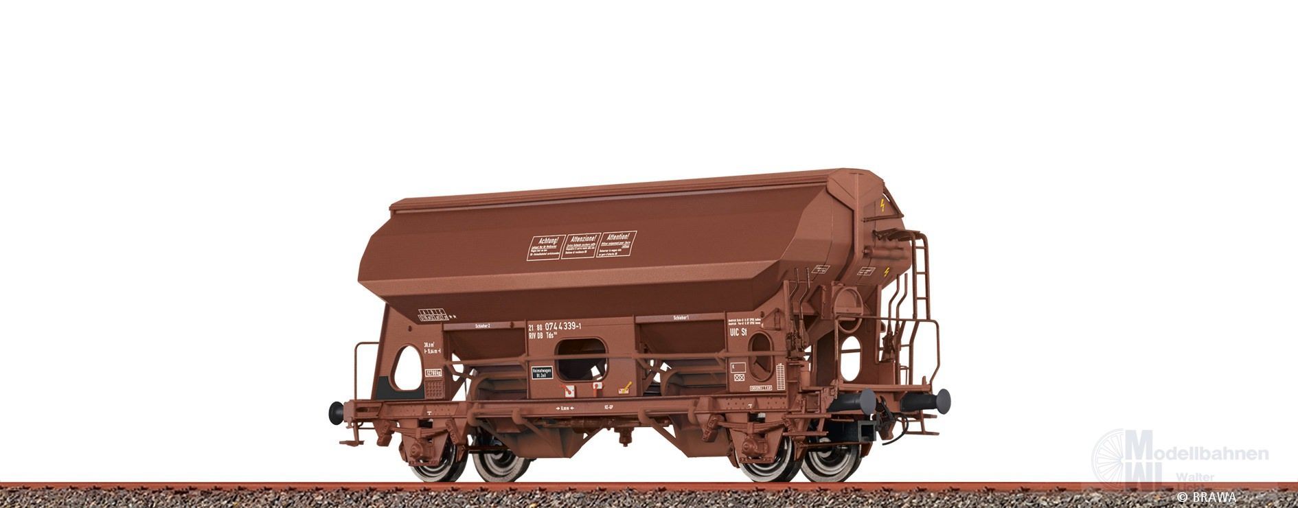 Brawa 49557 - Selbstentladewagen DB Ep.V Tds932 H0/GL Brawa 49557 - Selbstentladewagen DB Ep.V Tds932 H0/GL