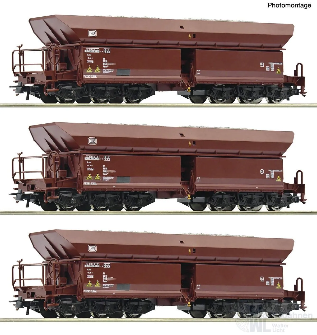 Roco 77030 - Erzwagen Set DB Ep.IV 3.tlg. Set 1 H0/GL