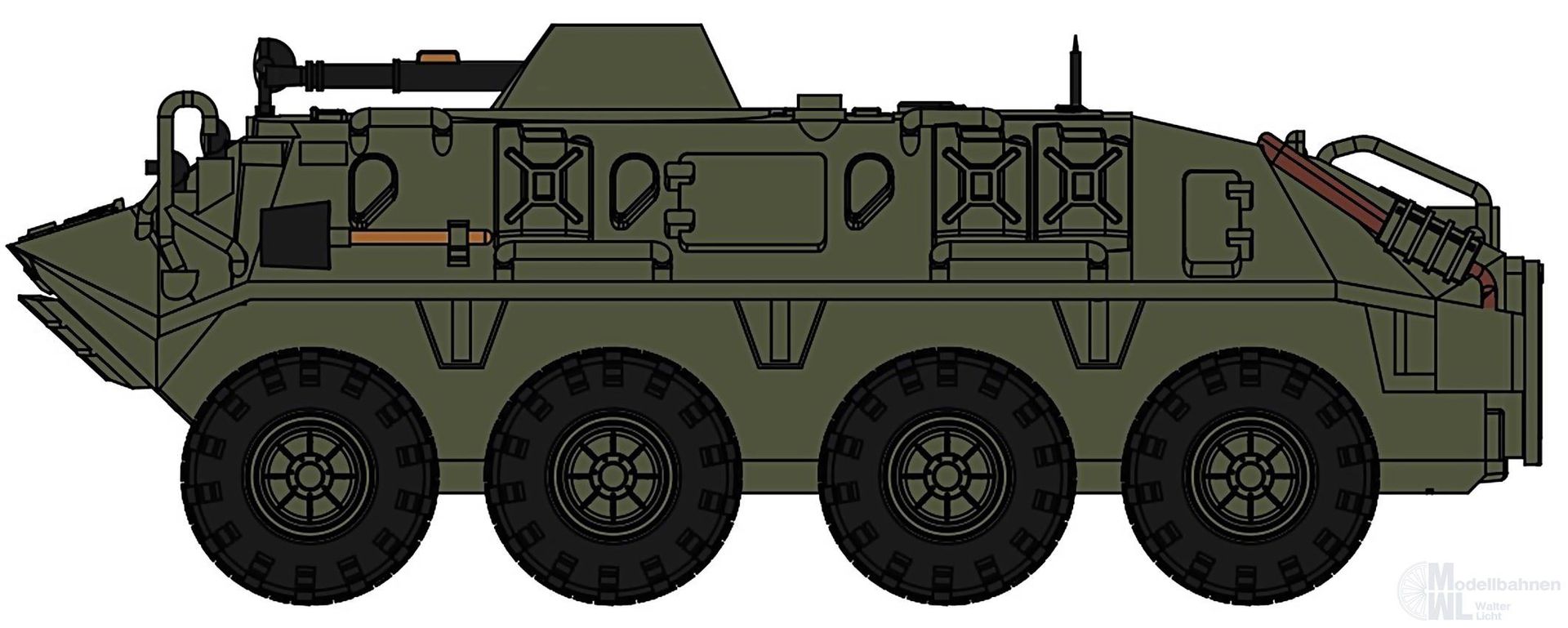 NPE NA88274 - Schützenpanzer SPW 60 PB NVA 1:87