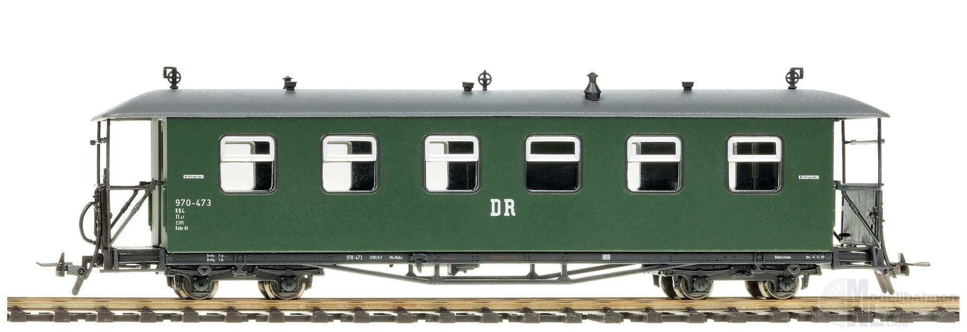 Bemo 3020800 - Personenwagen DR Ep.V7VI 970-473 Museumswagen Schönheide H0e