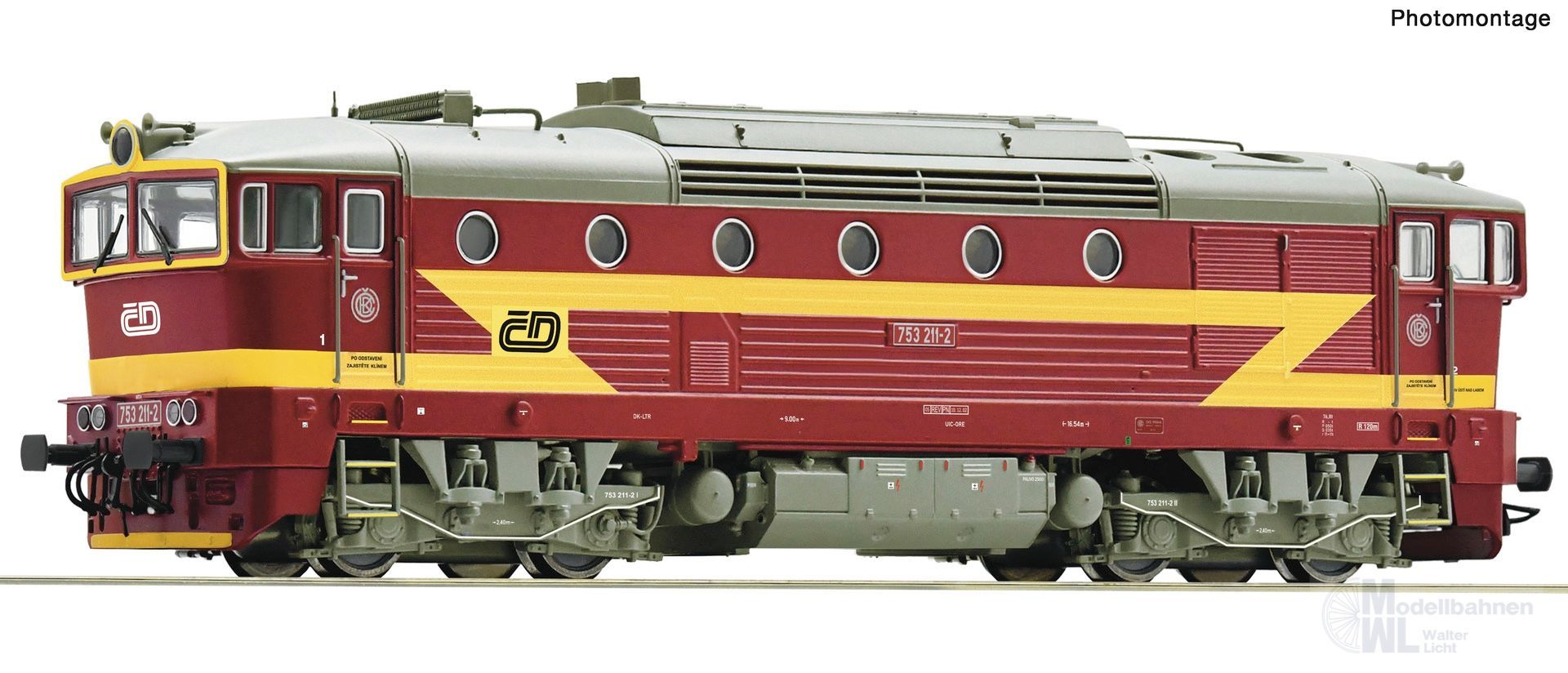 Roco 7300088 - Diesellok BR 753 211-2 CD Ep.V H0/GL