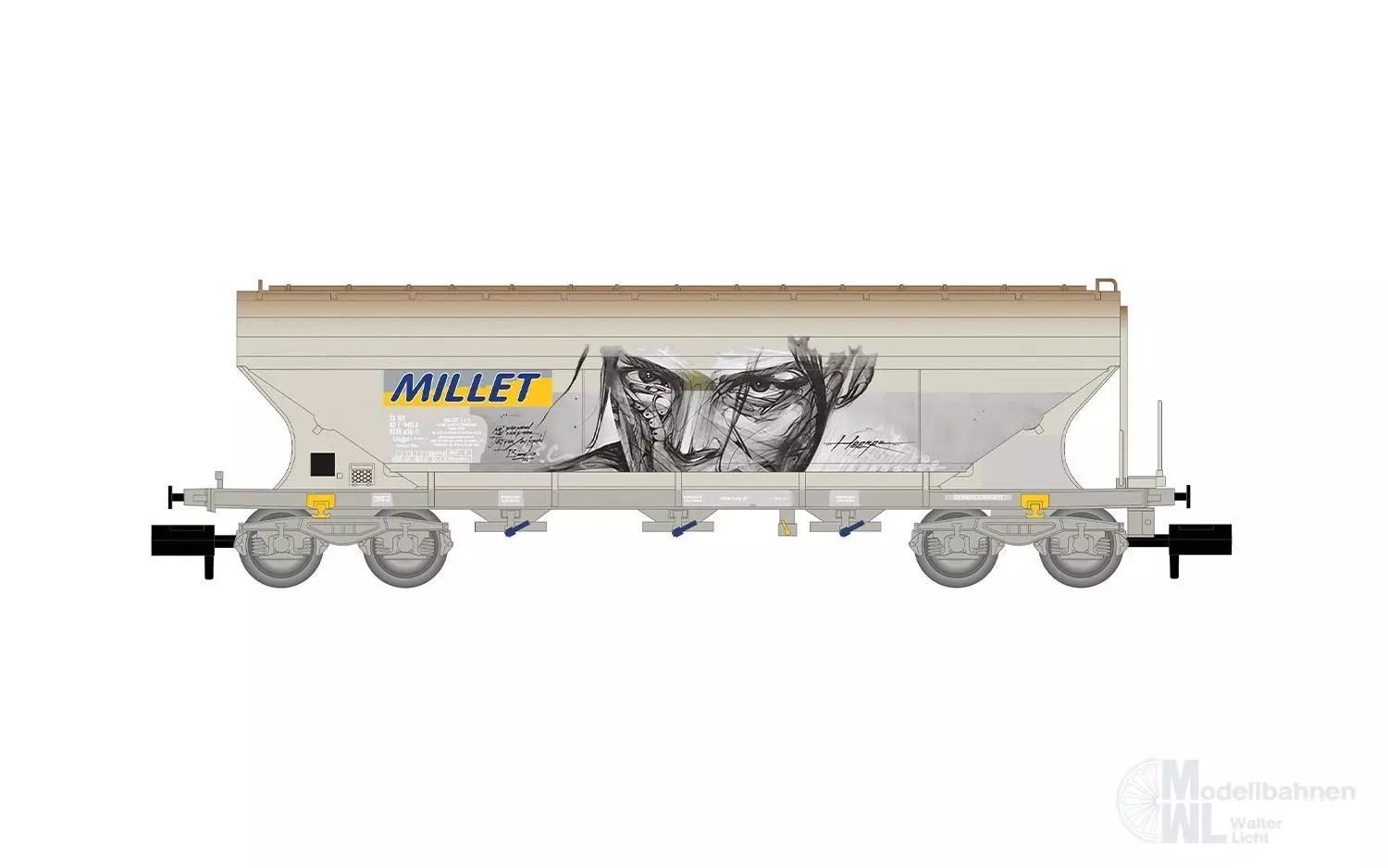 Arnold 6734 - Getreidesilowagen F-MISA Ep.V Millet N 1:160