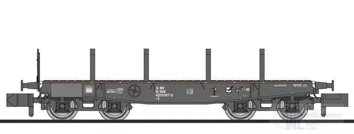 Liliput 265250 - Schwerlastwagen ÖBB Ep.IV SSys N 1:160