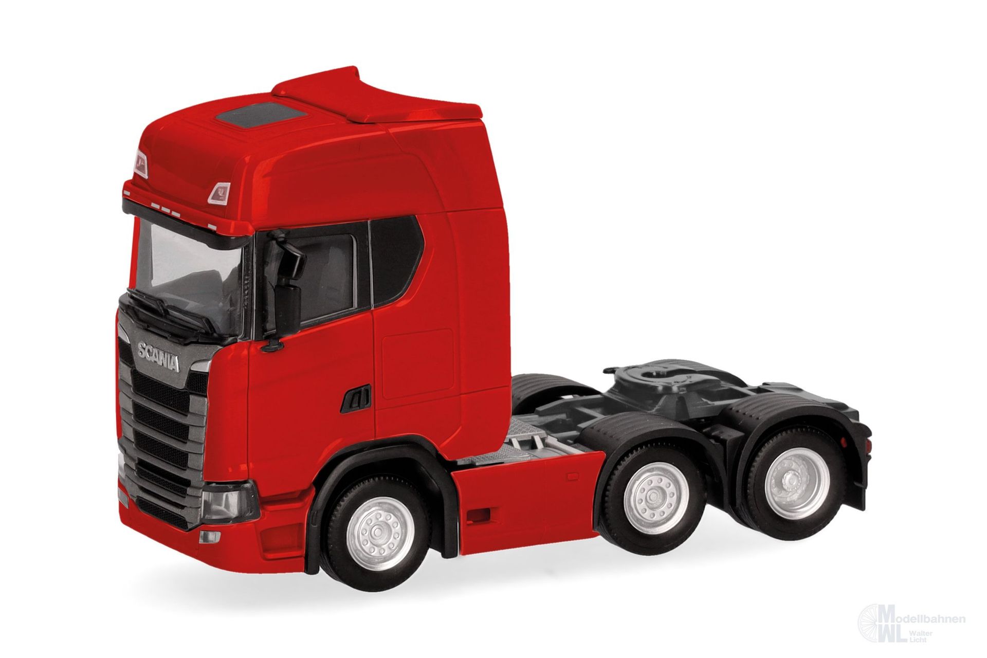 Herpa 307543-005 - Scania CS 20 HD 6x2 Zugmaschine 3-achs rot H0 1:87