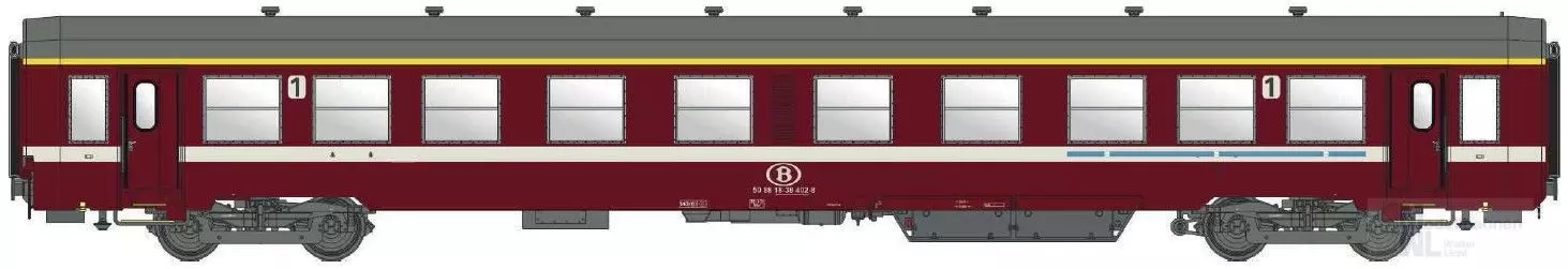 LS Models MW40039 - Personenwagen SNCB Ep.V K4 A 1.Kl. H0/GL