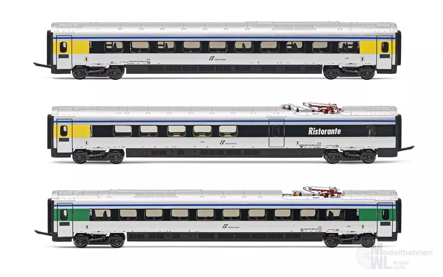 Arnold 3504 - Ergänzungset ETR 610 FS Cisalpino Ep.VI 3.tlg. N 1:160