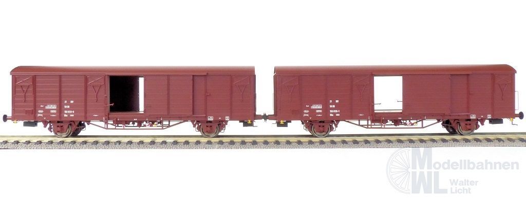 Exact Train 20467 - Güterwagen Set DR Ep.IV Gbs 2.tlg. H0/GL Exact Train 20467 - Güterwagen Set DR Ep.IV Gbs 2.tlg. H0/GL