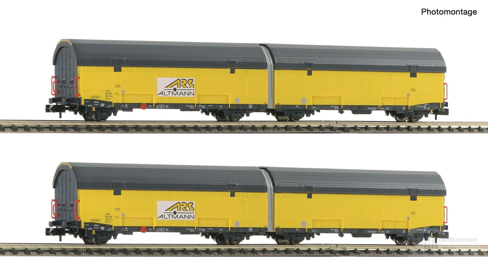 Fleischmann 6660112 - Autotransportwagen Set ARS Altmann Ep.VI 2 tlg. N 1:160