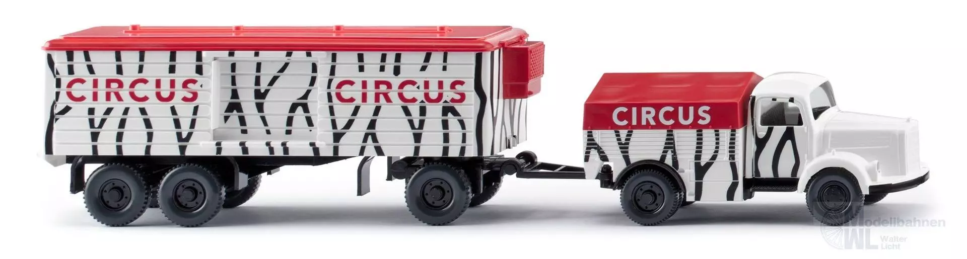 Wiking 049204 - Schwerlastzug Mercedes-Benz L 3500 Circus H0 1:87