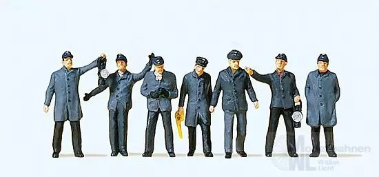 Preiser 10409 - BW- und Rangierpersonal DB H0 1:87