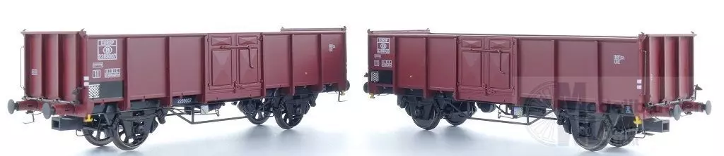 Exact Train 23981 - Güterwagen Set offen NMBS Ep.III 2.tlg. H0/GL