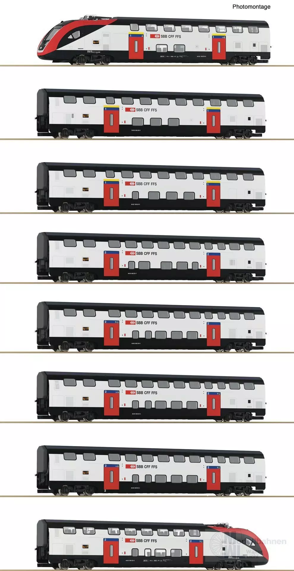 Roco 7720007 - Triebzug RABe 502 SBB Ep.VI 8.tlg. H0/WS Sound