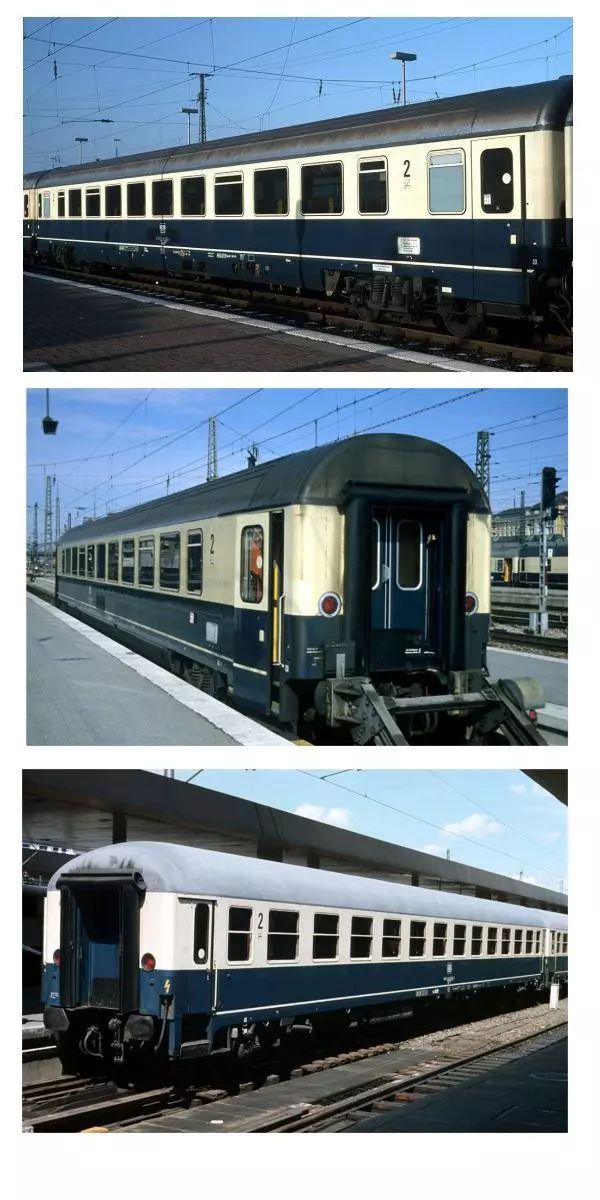 LS Models 46252 - Personenwagen Set IC Tiziano Avmz / Bpmz / Bm  Ep.IVc 3.tlg. H0/GL