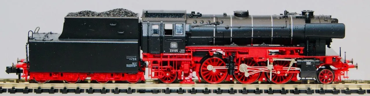 Fleischmann 7025 - FLEISCHMANN - Dampflok BR 23 105 DB Ep.III mit Faulhabermotor N 1:160