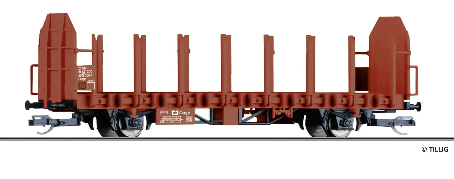 Tillig 14603 - Rungenwagen CD Ep.VI Laaps TT 1:120 START
